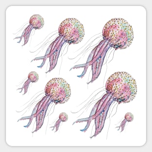 Jellyfish - Ocean print Sticker